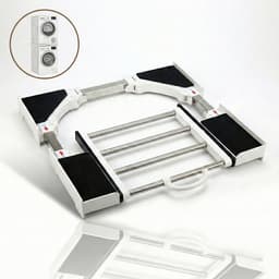 Luxevi Universeel Tussenstuk Wasmachine en Droger - Inclusief droogrek - Stapelkit Wasmachine Droger - Universeel - Wit — thumbnail 3