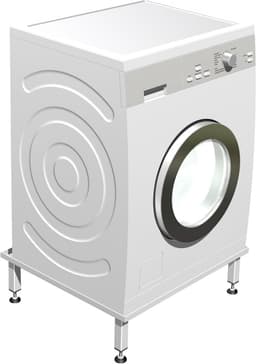 Verhoogde Onderbouw voor Wasmachine en Droger 12 cm Hoog — thumbnail 2