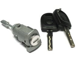 Modecar - Skoda Fabia I 99-07 - Rechter Deurslot - Inleg - Met 2 Sleutels