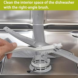 Vaatwasser Borstelset - Reinigingsgereedschap Keuken - Diepe Reiniging Vaatwasser - 6 Delige Set - 254 x 178 cm - Wit — thumbnail 3