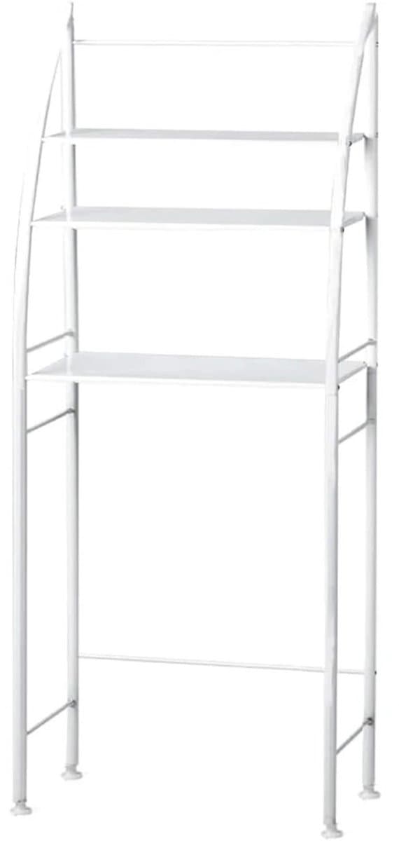 Flolife - Multifunctioneel 3-Laags Opbergrek – Voor Toilet & Wasmachine – Zonder Boren – Ruimtebesparende Organizer — afbeelding 1