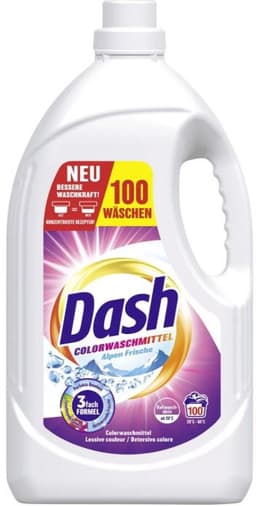Dash Color Fresh Vloeibaar Wasmiddel - Gekleurde Was - 200 wasbeurten - 9L (2 x 4,5 L -a 100 Wasbeurten) - Vloeibare, krachtige reiniging - Beschermt tegen vergrijzing - Voorkomt kleuroverdracht — thumbnail 3