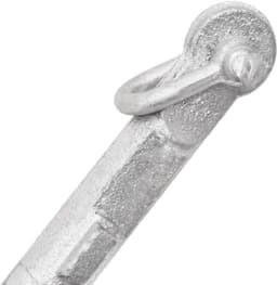 Inklapbaar 4-klauw Grijpanker Gietijzer Zilver 0,7 kg — thumbnail 2