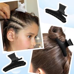 20 Stuks Vlinder Kappersklemmen Antislip Haarspelden voor Styling — thumbnail 2