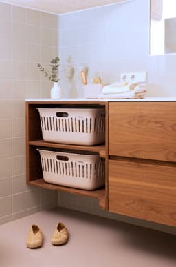 Brabantia Collect-It Wasmand - set van 2 - 40 l - Soft Beige — thumbnail 5