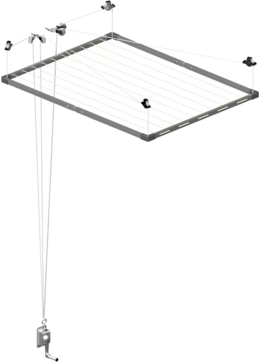 Wasrek Hangend Trapgat - Voor Radiator - Droogrek Ophangbaar — afbeelding 1