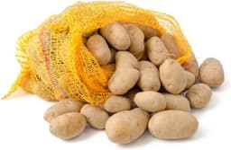 100 Stuks Grofmazige Raschelzakken met Trekkoord voor Groente en Fruit Opslag — thumbnail 2