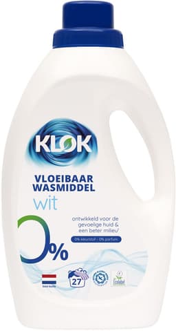 Eco klok Wasmiddel wit vloeibaar - 1 Fles — thumbnail 2