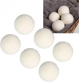 Herbruikbare Droogballen voor Wasdroger, 6 stuks, Hoge Dichtheid, Vermindert Statische Elektriciteit, Set van 6, Wasdroger Accessoires — thumbnail 4