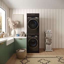 Wasophoogte® Wasmachine Kast Berlin - Wasmachine verhoger - Wasmachine ombouw - 700(D)*665(B)*2110(H) mm - Zwart — thumbnail 3