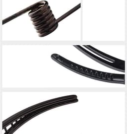 Professionele Krokodillen Haarclips Zwart voor Dames en Heren - 12 Stuks — thumbnail 3