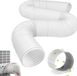 Afvoerslang Airco - Slangverlenging Condens - Mobiele Airco - Universele Adapter - 15 Meter Lengte - Grijs Zwart — thumbnail 1