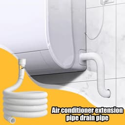 Afvoerslang Airco - Flexibele Slang - Vocht Afvoeren - Verstelbare Klem - Tot 9.8 Meter — thumbnail 2