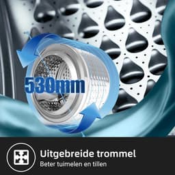 CHiQ CFL90-14586IM3XA - Wasmachine - 9 KG - Space Pro - 16 programma's - AI Smart - Stoomwassen & Quick Wash - 12 jaar garantie op motor - Energieklasse A — thumbnail 5