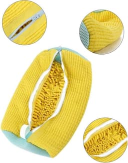 Famanu - Schoenen waszak sneakers, waszak voor wasmachine, herbruikbare 2 stuks, geel — thumbnail 5