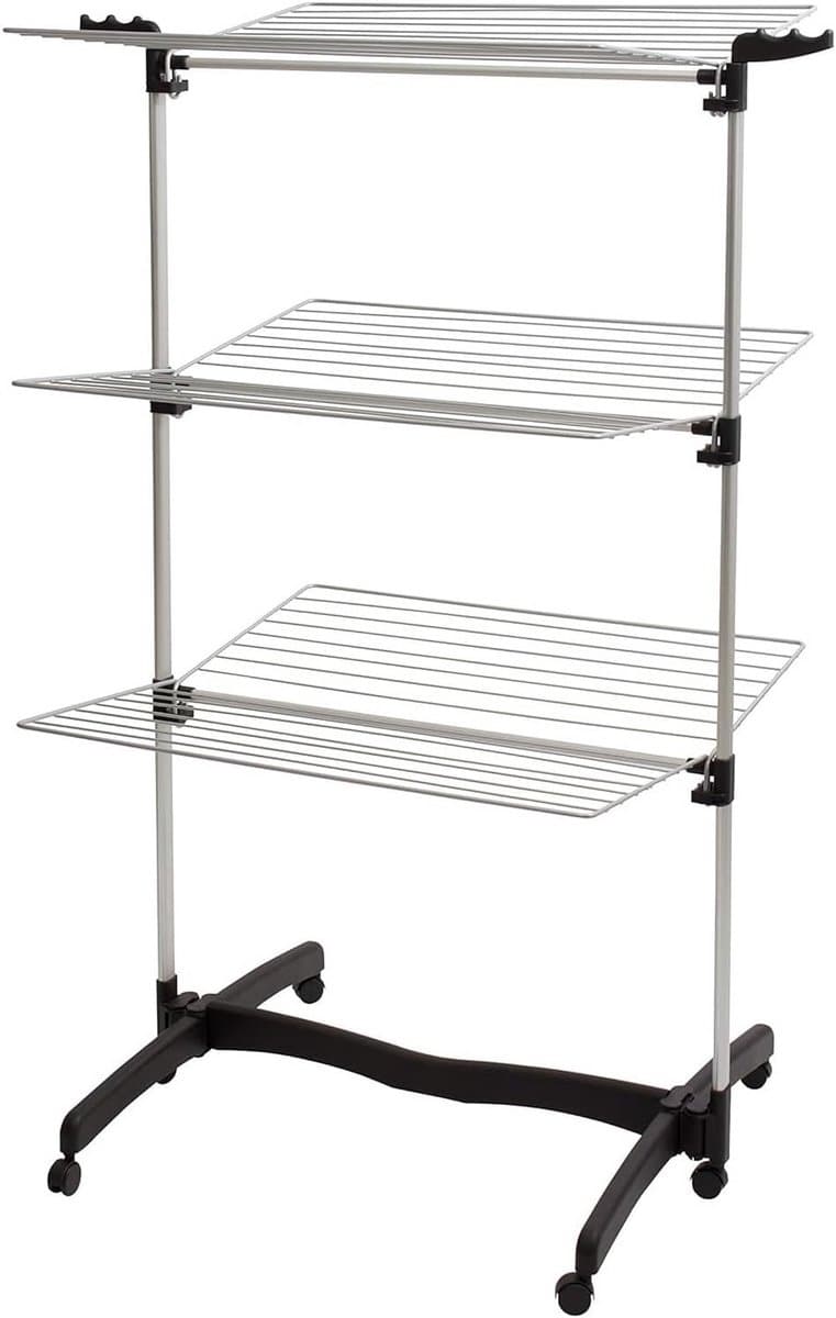 Verticaal Droogrek 40 Meter Uitschuifbaar - Opvouwbaar Wasrek met Aluminium Frame — afbeelding 1
