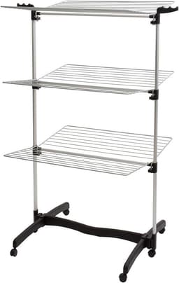 Verticaal Droogrek 40 Meter Uitschuifbaar - Opvouwbaar Wasrek met Aluminium Frame — thumbnail 1