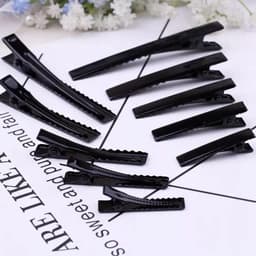 Haarspelden Set - Kappersclips Klemmen - Haar Stylen - Antislip Fixatie - 45 mm Lengte - Zwart — thumbnail 3