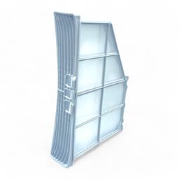 Fixem Geschikt voor AEG, Electrolux droger filter pluizenzeef was droger 1366339024 - Pluizenfilter - Wit - 1 Stuk — thumbnail 2