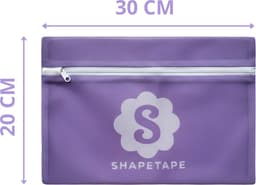 Waszak Set 3 Stuks - 20x30 cm - Shapetape - Waszakjes met Rits - Waszak Lingerie - Waszak BH - Waszak Ondergoed - Laundry Bag - Wasnet - Fijnmazig - Paars - Kleding Bescherming - Fijnmazig - Lila — thumbnail 5