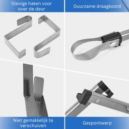 Wasrek Hangend Trapgat - Voor Radiator - Droogrek Ophangbaar — thumbnail 2
