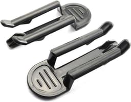20 Stuks Zwarte Prullenbak Afvalzak Klemmen voor Thuis en Keuken — thumbnail 1