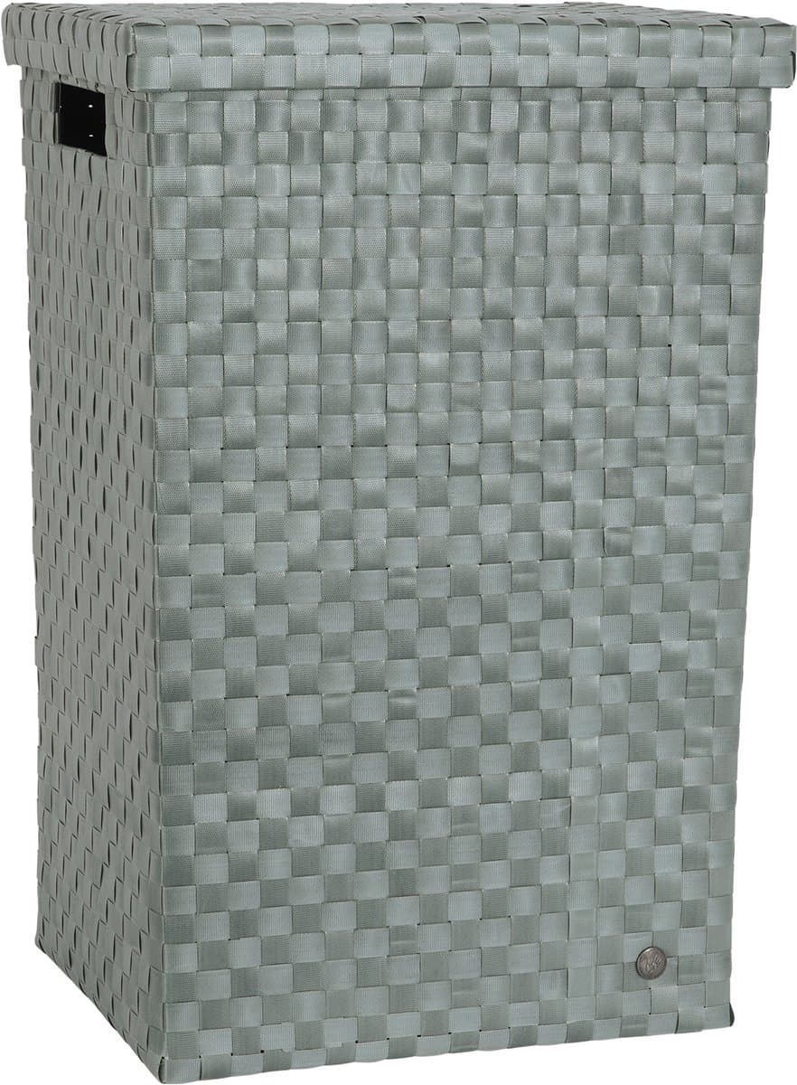 Handed By - Wasmand met deksel - Opbergmand - 81 liter - Cube XL -lichtgroen - eucalyptus — afbeelding 1