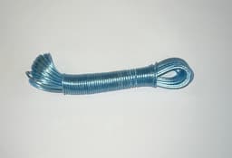 Waslijn - Waslijndraad - Drooglijn - 20 Meter - 2.4 mm staalkern - Licht Geel — thumbnail 4