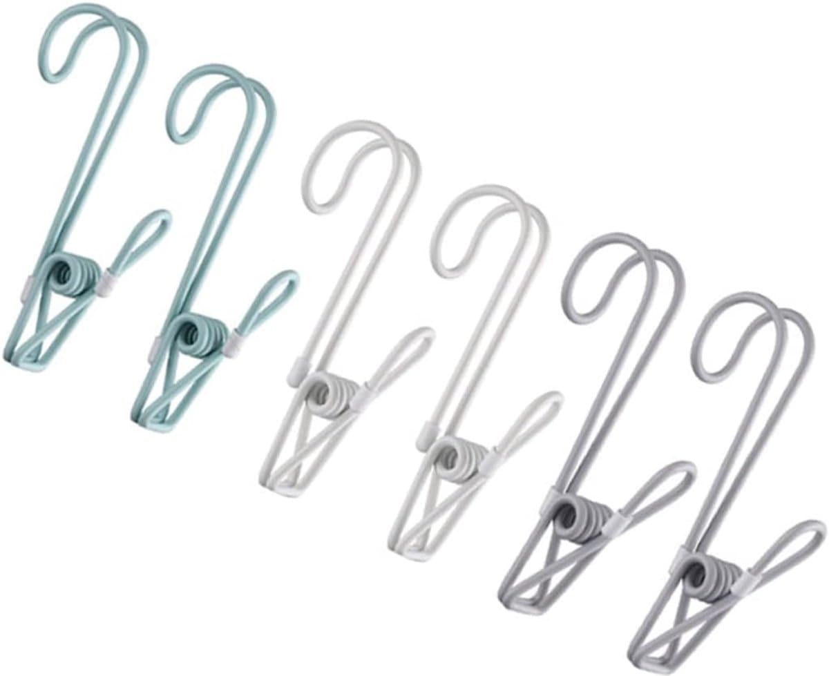 Sokkenklemmen - Kledinghangers - Wassen en drogen - Winddicht en sterk - 9.5 x 2 x 1.2 cm — afbeelding 1