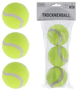 Cepewa drogerballen/wasbollen - 6x stuks - tennisballen - voor zachte/kreukvrije was — thumbnail 1