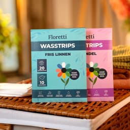 Floretti – Milieuvriendelijke Wasstrips Proefpakket – Fris Linnen & Lavendel – 2x20 wasbeurten – Wasmiddeldoekjes / Wasvellen / Laundry Sheets – Vegan – Ontdek alle geuren | Perfect om te starten — thumbnail 2