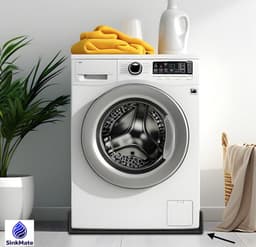 Lekbak Wasmachine – Siliconen Opvangbak - Opstaande Rand - SinkMate® - 60 x 60 cm – Lekbak Koelkast Vaatwasser Diepvriezer - Opvangbak tegen lekkage — thumbnail 5