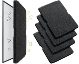 Wasdroger filter - Foam filter droger - Pluizen filter - Droger filter - Drogerfilter - Wasdroger filter - filter geschikt voor Beko Blomberg spons droger - Spons filter - Vervangingsonderdelen voor wasmachines - Filter voor droger- 5 stuks 245x155mm — thumbnail 1
