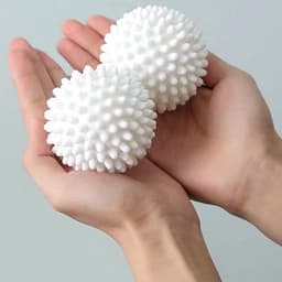 6 Pack Herbruikbare Drogerballen voor Pluizige Kleding - Set van 6 Stuks - Voor Wasdroger - Efficiënte Reiniging - Huishoudelijke Wasbal — thumbnail 4