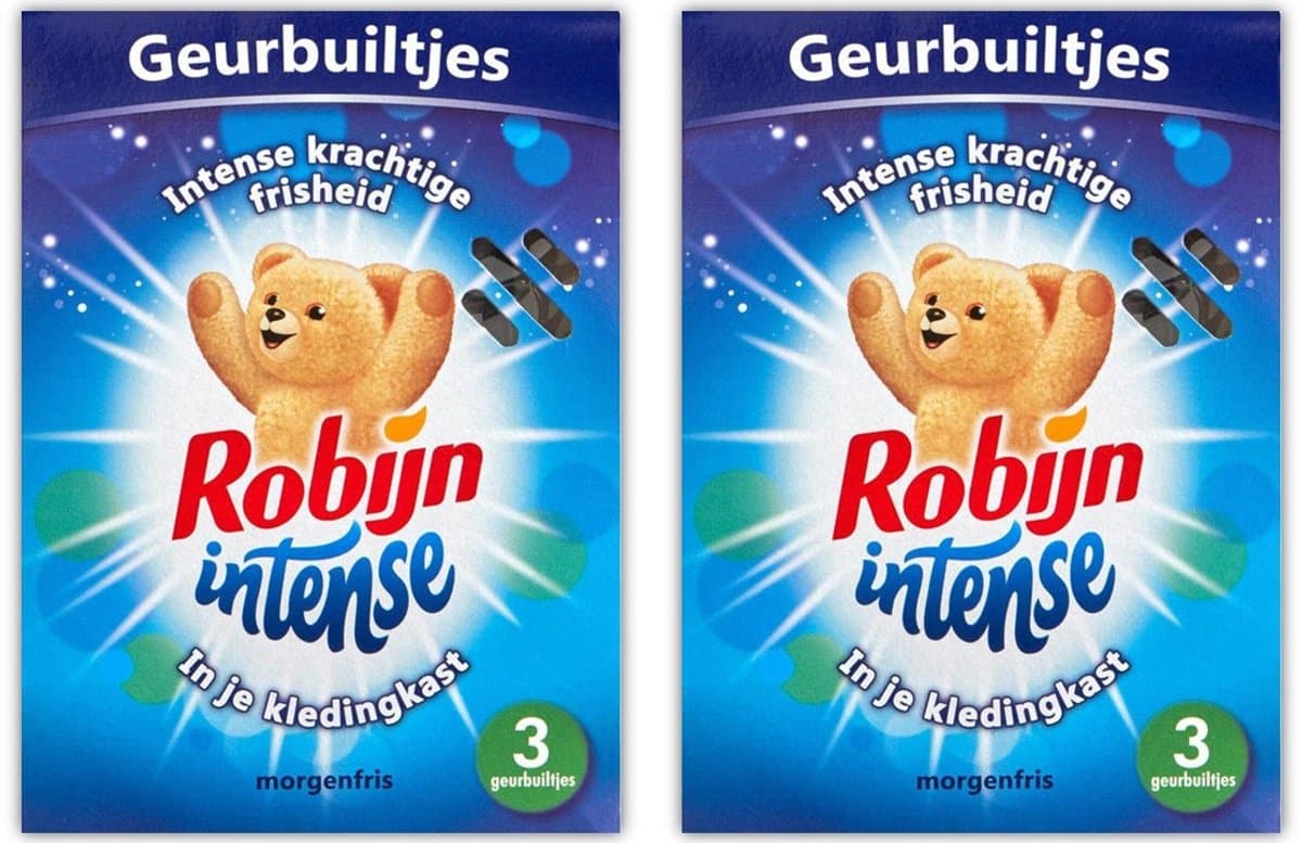 Robijn Geurbuiltjes - Intense Morgenfris - 2 x 3 Stuks — afbeelding 1