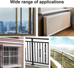 1pcs Grey Foldable Hanging Drying Rack for Balcony-Tumble Dryer Radiator - Towel Holder Space Saver for Clothes, Towels, Underwear, Shoes, Socks (59x38cm) — thumbnail 5