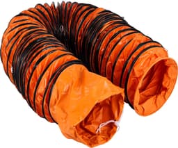 25ft Flexibele Luchtslang, 12-Inch PVC-Kanaal voor Draagbare Afzuigventilatoren, Ideaal voor Luchtafzuiging — thumbnail 1