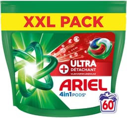 Ariel 4in1 Wasmiddel Pods Ultra Vlekverwijderaar - 2 x 60 stuks - Voordeelverpakking — thumbnail 1
