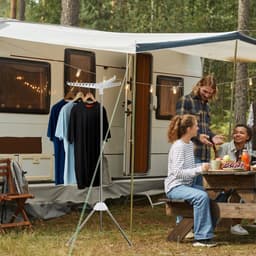 wasrek voor 27 kledinghangers - 3 draaibare houders - 150 cm - staand — thumbnail 2