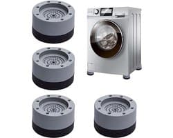 4 Stuks Wasmachinevoetjes - Universele antivibratiepads voor wasmachines - Trillingsdempers Wasmachine - Antislip rubberen pads - Wasmachine Voeten - Stabilisatorvoet - Geluidsdemper Wasmachine - Voor wasmachines, drogers en meubels — afbeelding 1