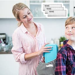 Allecto Plus - 200 stuks strijklabels voor kleding - naametiketten - kleuterschool en verpleeghuizen - wasetiketten - naamlabels voor wasgoed - strijken. — thumbnail 2