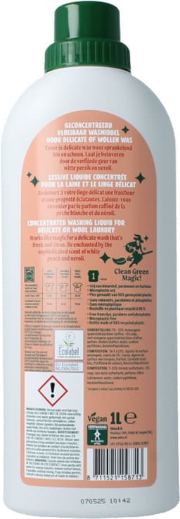 The Good Witch Wasmiddel wol/fijn witte perzik 1 Liter — thumbnail 4