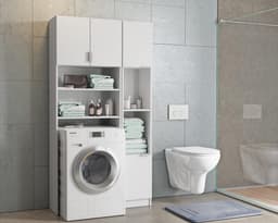 Wasmachine Ombouw Wit Met Extra Kast — thumbnail 2