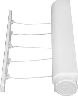 Waslijn Uittrekbaar - Wit - 3.75 meter - Ruimte Besparend - Roldrooglijn - Geschikt voor Binnen en Buiten — thumbnail 3