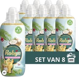 Robijn Wasverzachter - Vloeibare Wasverzachter Collections - Kokos Sensation - 6 x 50 wasbeurten - Voordeelverpakking — thumbnail 1