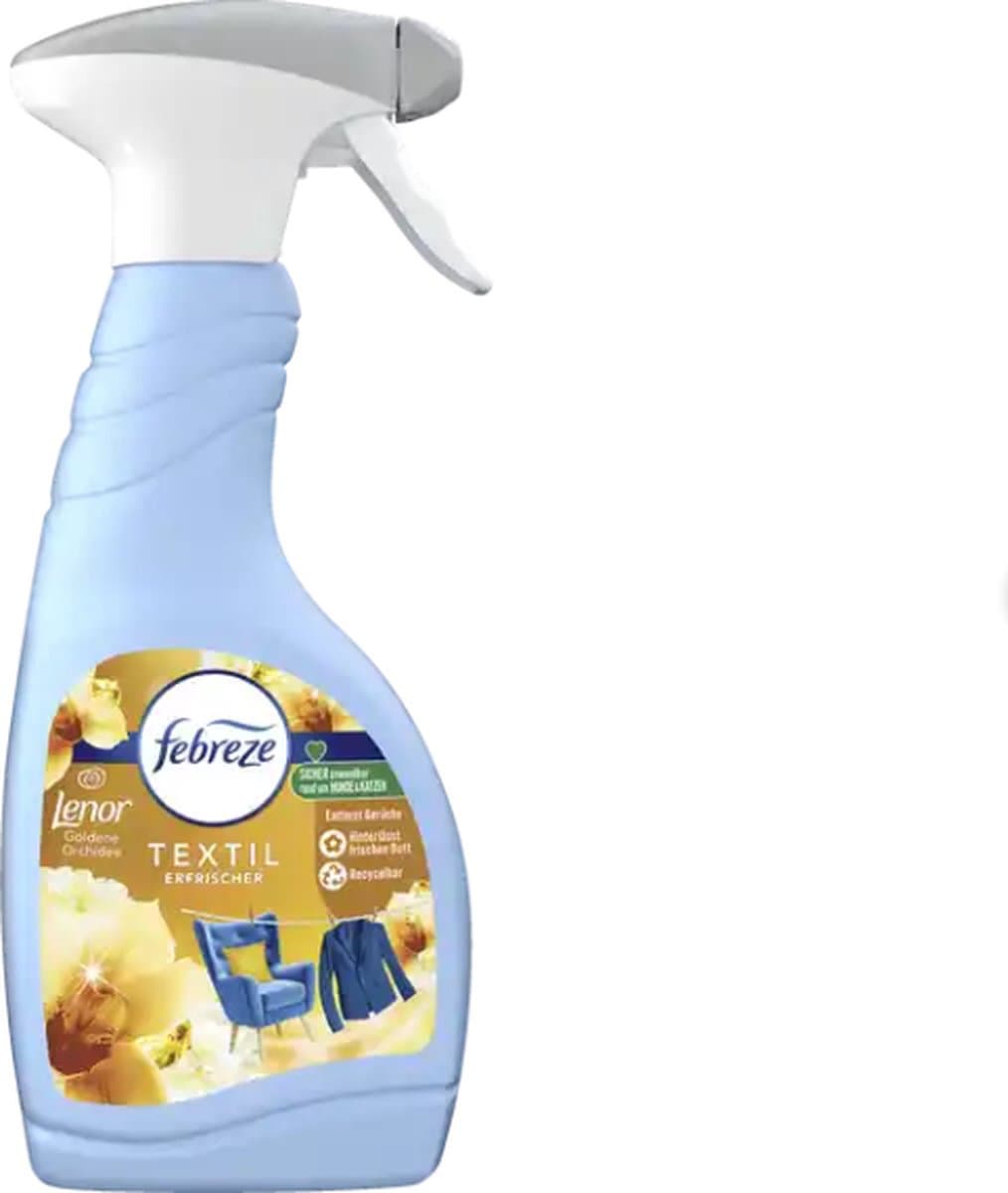 Lenor Febreze Textielverfrisser Spray - Golden Orchidee | 1x 500ml | Verwijdert nare geuren — afbeelding 1