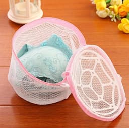 Lingerie Was Zak Met Rits – Was Zakjes – Lingerie Was Zakken – Wasnet – Wasmand – Veilig Wassen – Laundry Bag – Wit – — thumbnail 1