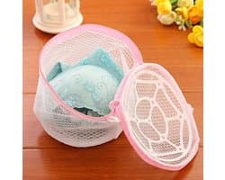 Lingerie Was Zak Met Rits – Was Zakjes – Lingerie Was Zakken – Wasnet – Wasmand – Veilig Wassen – Laundry Bag – Wit – — afbeelding 1