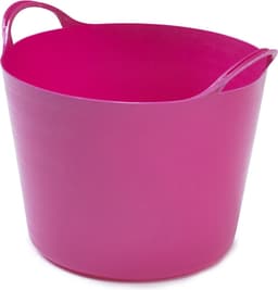 Whitefurze Flexibele emmer - 14 liter - Kunststof - Roze - 32 x 36 x 25 cm — thumbnail 1