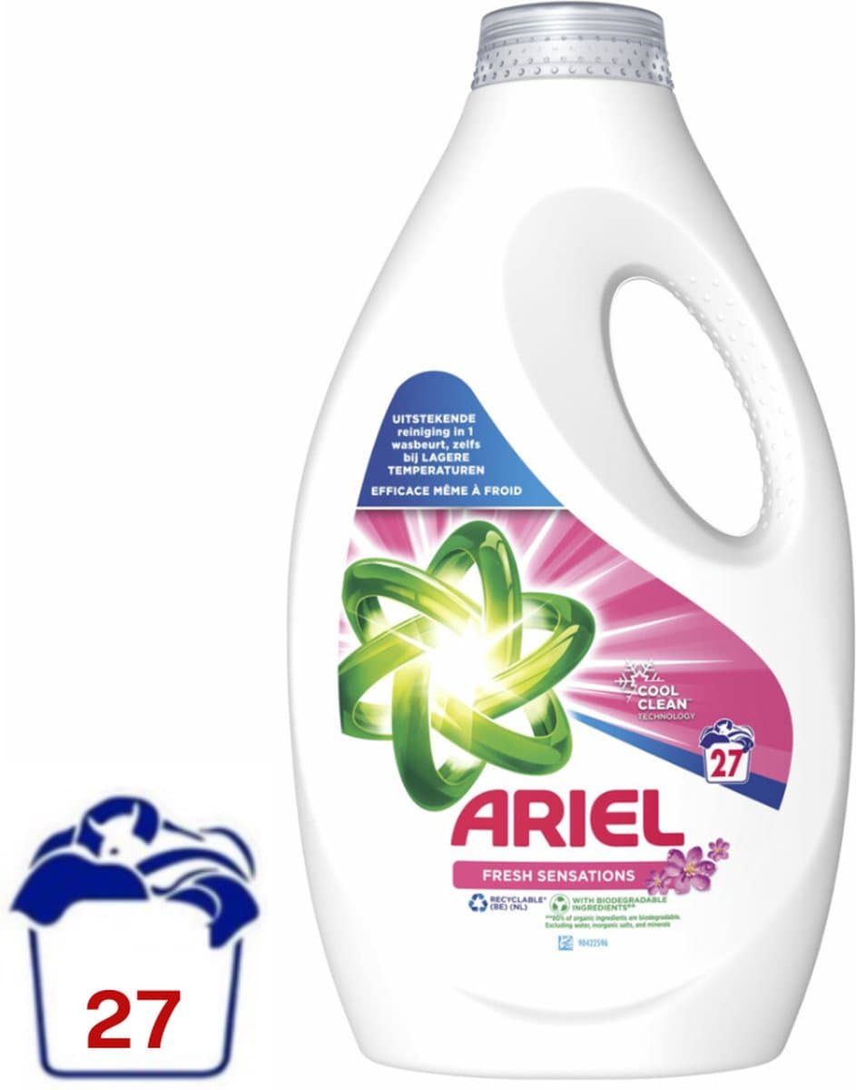 Ariel Vloeibaar Wasmiddel Fresh Sensations - 1.215 l (27 wasbeurten) — afbeelding 1